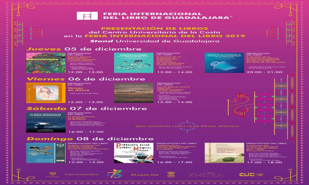 CUCosta,presente en la FIL 2019