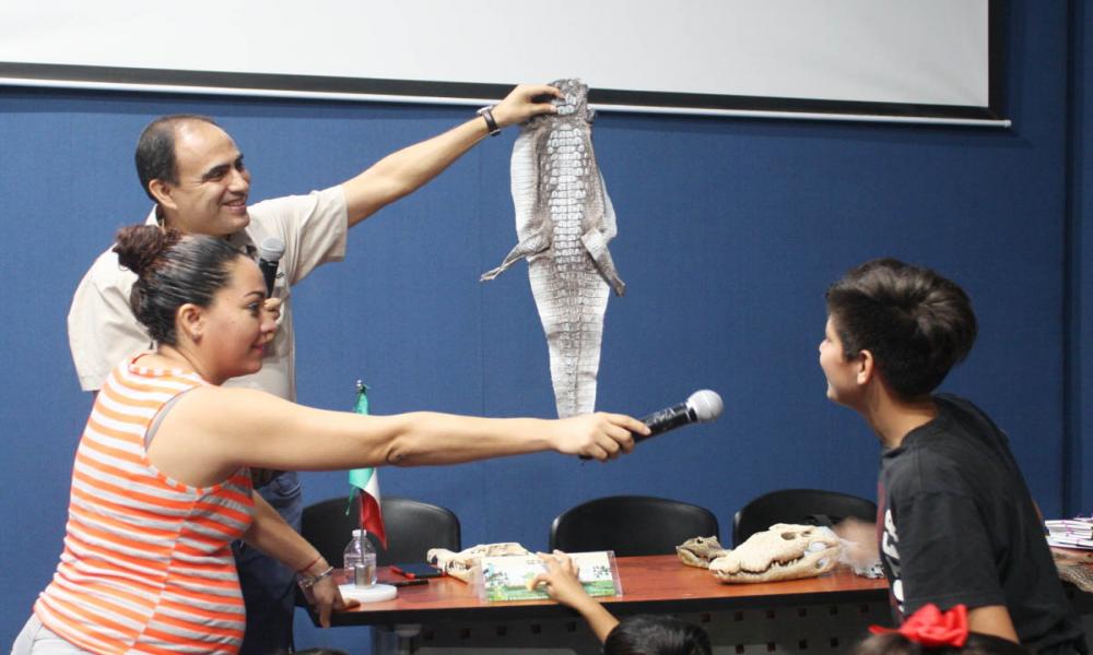 El “Mundo de los Cocodrilos” Sábados de la Ciencia en CUCosta