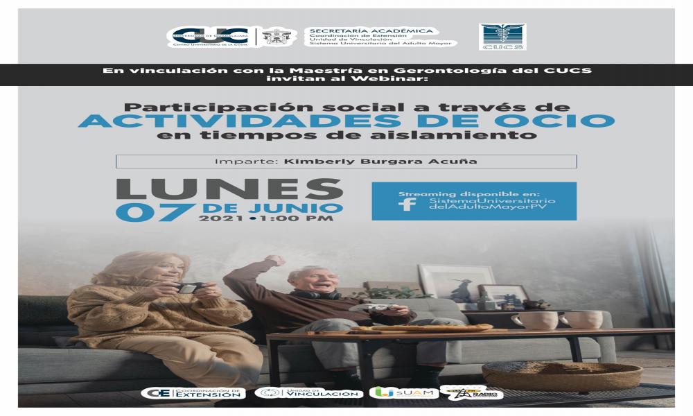 Presenta CUCosta conferencias virtuales dirigidas a Adultos Mayores