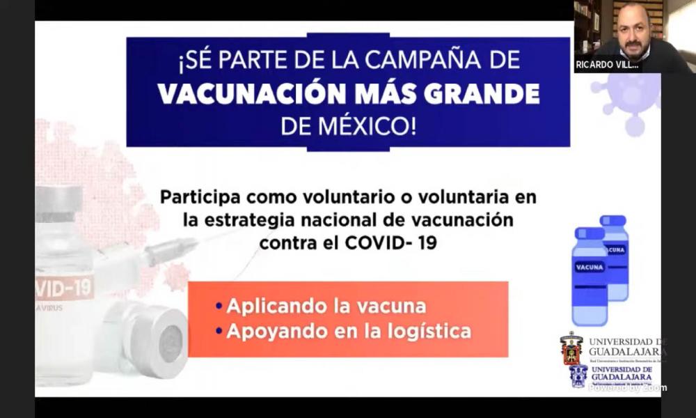 Llama UdeG a voluntarios para participar en la campaña de vacunación