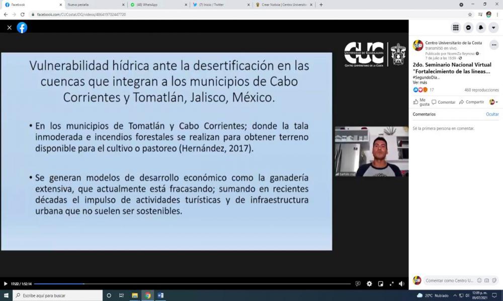 Analizan investigadores del CUCosta impactos por la escasez del agua en México