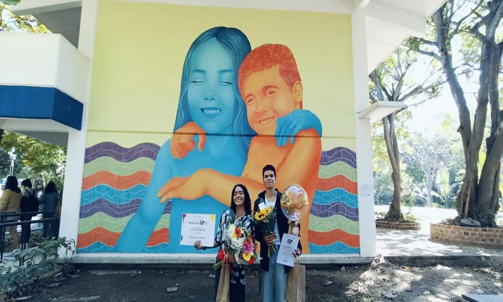 Promueve CUCosta la cultura de paz con murales “TRACEMOS CUC”