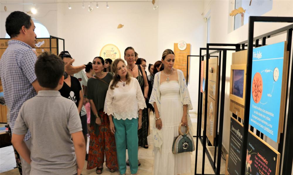 Abren exposición “Vive El Arrecife” en la Biblioteca Los Mangos Centro Cultural