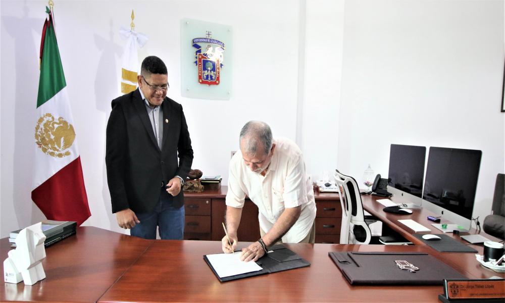 Pactan convenio de cooperación entre CUCosta y Universidad de Pamplona Colombia