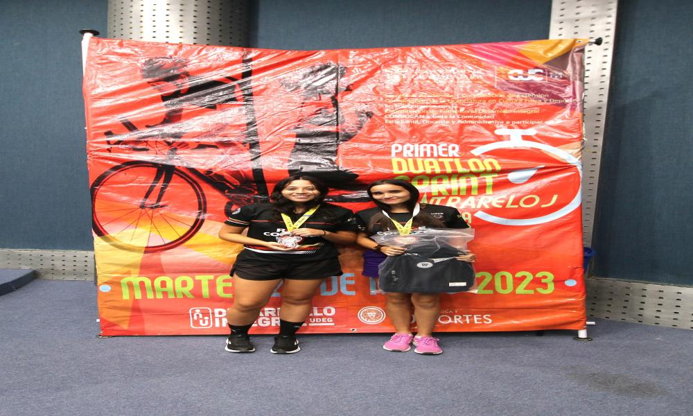Entregan premios especiales a ganadores del “1er. Duatlón Sprint Contrarreloj CUCosta 2023”