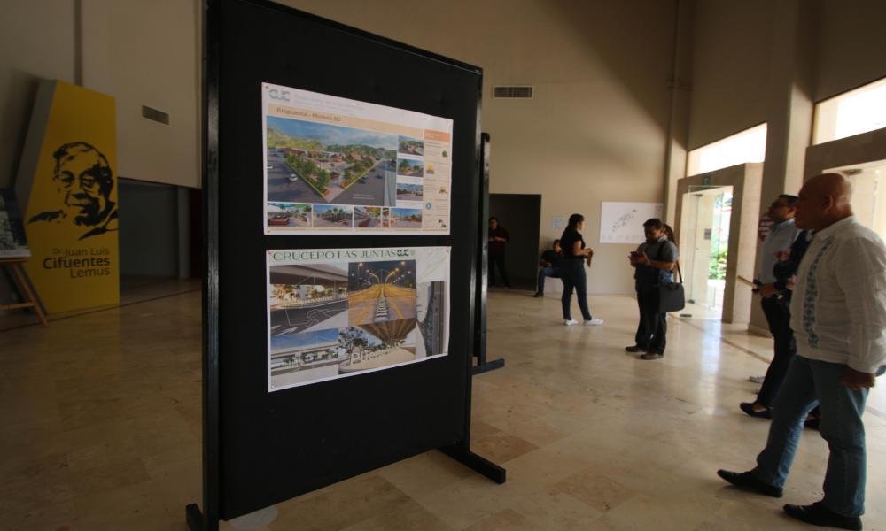 Agradecen autoridades de Las Juntas proyectos arquitectónicos realizados en CUCosta