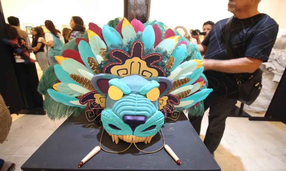 Muestran el talento artístico de estudiantes universitarios en la Biblioteca Los Mangos