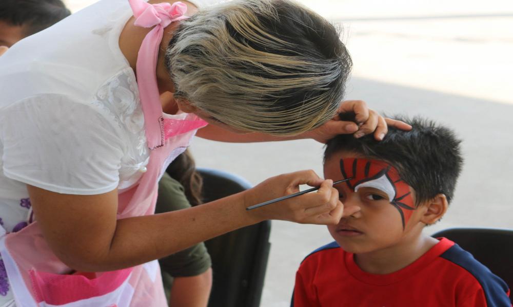 Más de 30 niños y niñas disfrutaron del festejo del día del niño en CUCosta