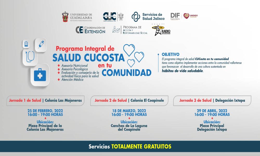 Retoma CUCosta el programa integral de salud, “En tu comunidad”