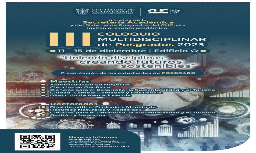 Preparan el “III Coloquio Interdisciplinar de Posgrados 2023-B”