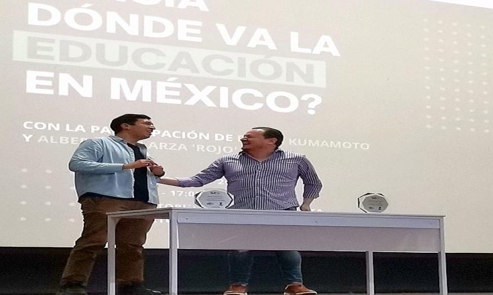 Kumamoto y “Rojo” firmaron compromiso en pro de la Educación en Puerto Vallarta