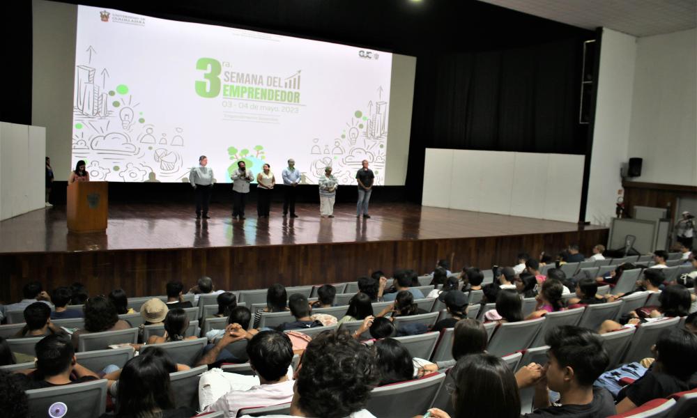 Inicia Semana del Emprendedor invitando a estudiantes a emprender proyectos de negocios