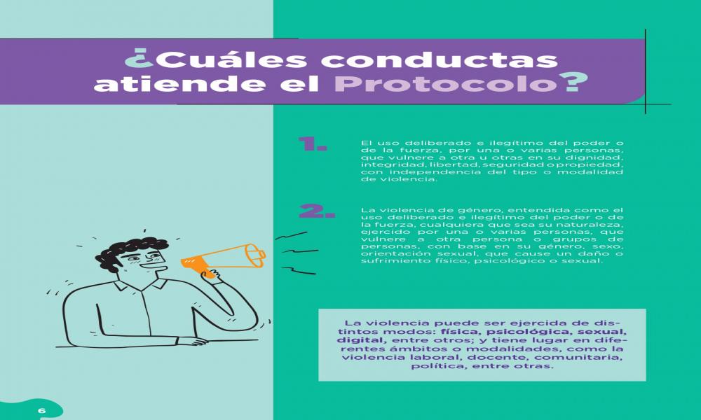 Hay capacitación constante sobre Protocolo para Prevención, Atención, Sanción y Erradicación de la Violencia de Género