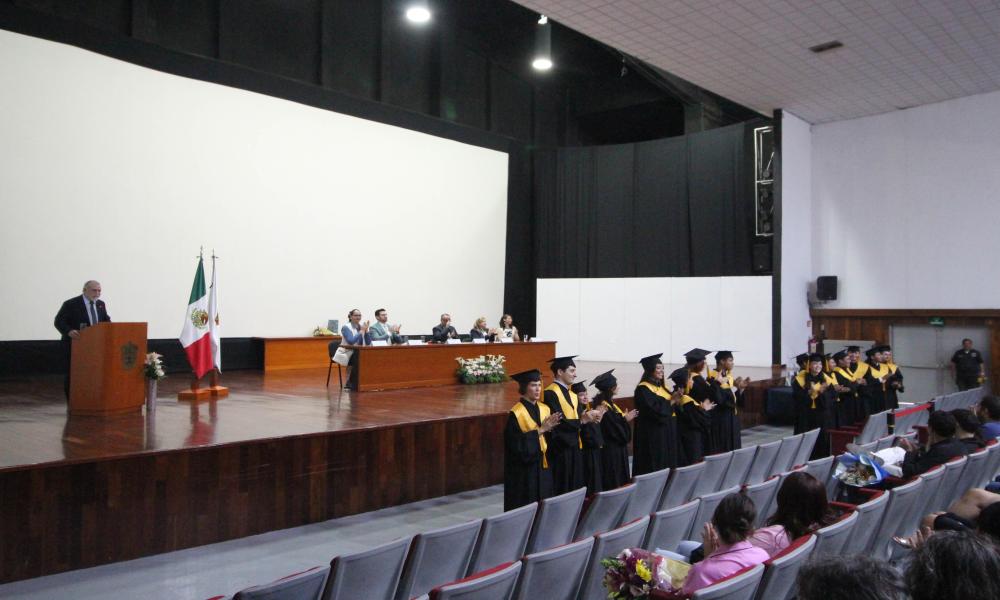 Emotivo acto académico de la XXVIII (vigésima octava) Generación de la Licenciatura en Biología “Dr. Eric Bautista Guerrero”