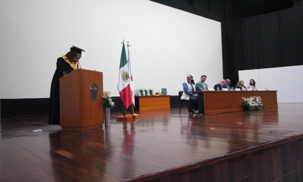 Emotivo acto académico de la XXVIII (vigésima octava) Generación de la Licenciatura en Biología “Dr. Eric Bautista Guerrero”