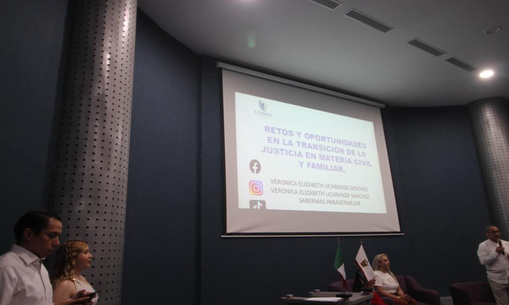 Comparte Magistrada Verónica Ucaranza los próximos retos en materia civil y familiar