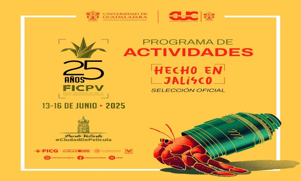 El CUCosta invita al Festival Internacional de Cine en Puerto Vallarta 2025