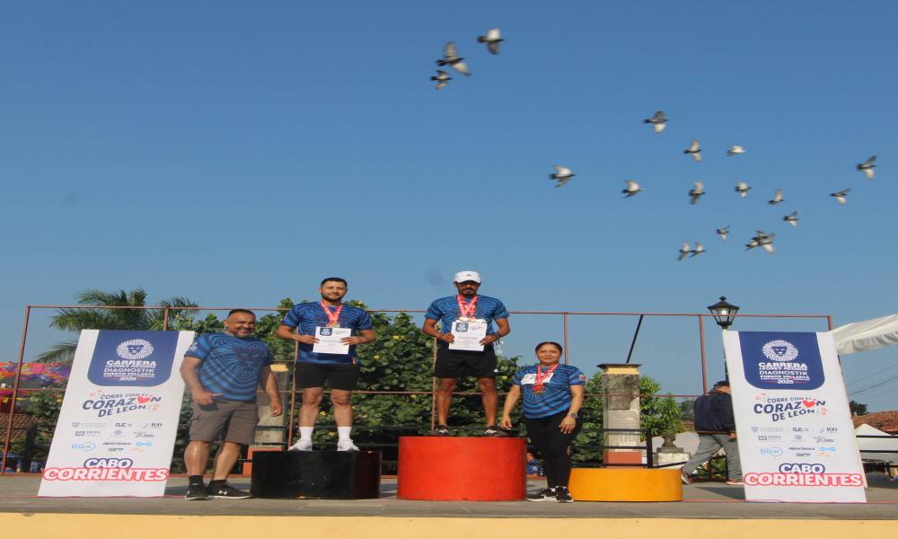 Ganadores de el Tuito en la VI Carrera Leones Negros Diagnosti-k 2025