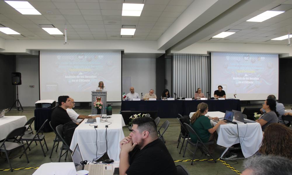 Inician talleres de Inteligencia Artificial Generativa para más de 500 docentes en el CUCosta