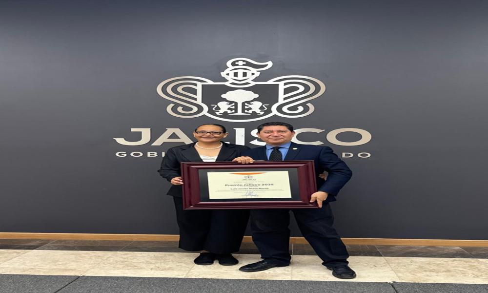 Dr. Luis Javier Plata Rosas recibe el Premio Jalisco 2025 en el Ámbito Científico