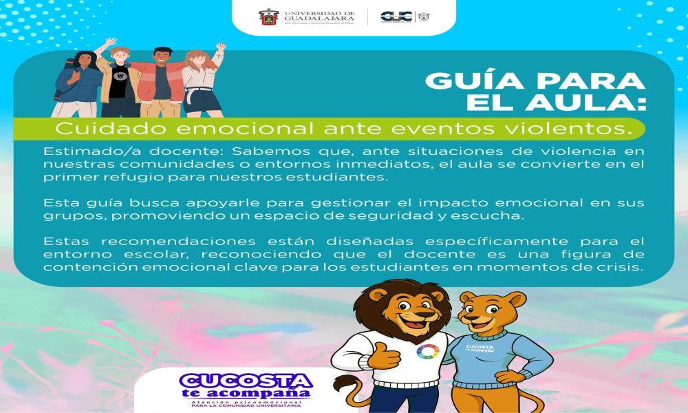 CUCosta ofrece acompañamiento psicológico gratuito y permanente para estudiantes