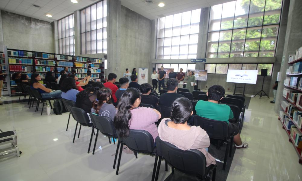 Presentan en CUCosta el proyecto de promoción de la lectura “Piensa, Lee y Sueña” en el marco del Día Mundial del Libro