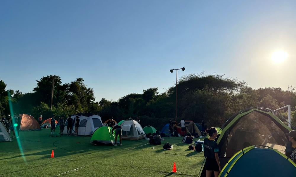 Desarrollan campamento de recreación físico-deportiva en apoyo a la formación estudiantil