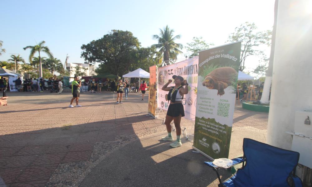 Más de mil participantes respaldaron la conservación de la tortuga Casquito de Vallarta en carrera deportiva