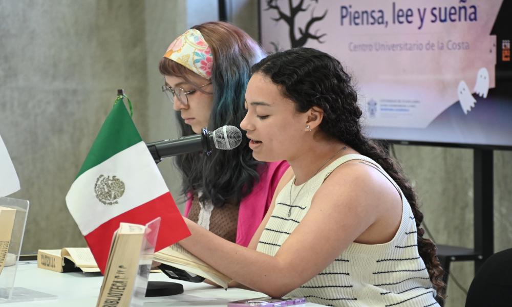 nauguran el Mes del Terror del programa Piensa, lee y sueña en el CUCosta