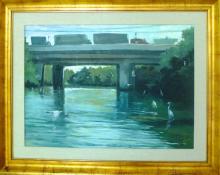 Donación de obra de arte de Federico León de la Vega al CUCosta