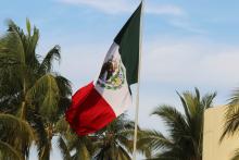  Incineran y Cambian Bandera Mexicana en el CUCosta