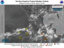 Hay condiciones para lluvias o chubascos