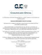COMUNICADO OFICIAL