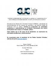 CONTINÚA SUSPENSIÓN DE ACTIVIDADES ACADÉMICAS Y ADMINISTRATIVAS EN EL MÓDULO UNIVERSITARIO DEL CUCOSTA, EN TOMATLÁN, JALISCO