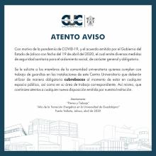 COMUNICADO PARA EMPLEADOS DEL CENTRO UNIVERSITARIO DE LA COSTA