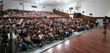 Regresan a clases 7,840 estudiantes y reciben charlas del quehacer universitario