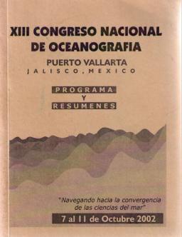 XIII Congreso Nacional de Oceanografía